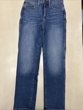 Madewell High-Rise Stovepipe Jeans in Dearham Wash - Size 24